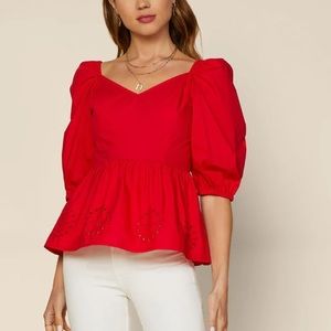 Skies are Blue peplum top